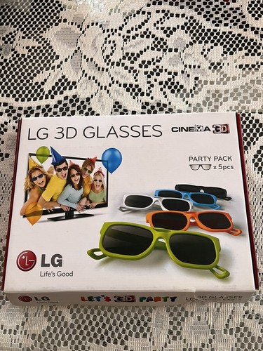 Glasses party pack x 5 - 3d,